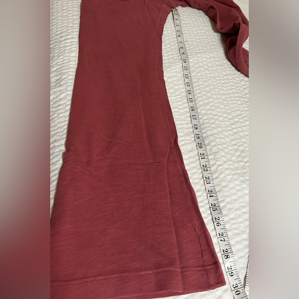 Free People Intimately Babe I'm Yours Slim Flares. Color Wine /Board - Picture 6 of 8